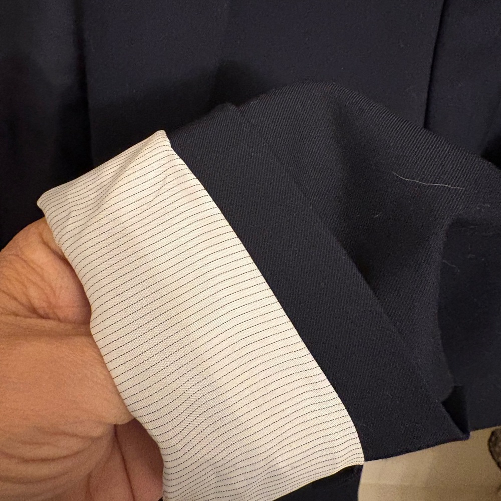 Navy Blue Men's Blazer - Picture 5 of 7